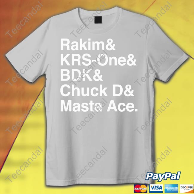 Rakim Krs-One Bdk Chuck D Masta Ace Long Sleeve T Shirt Jerry Parsons
