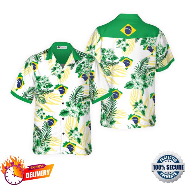 Brazil Proud Hawaiian t-shirt, hoodie, tank top, sweater and long sleeve t-shirt