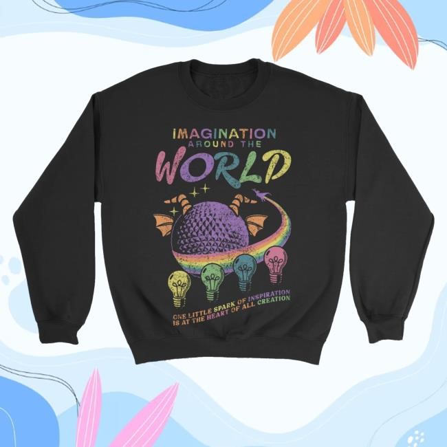 Official Lostbrostradingco Merch Store Imagination Around The World T-Shirt