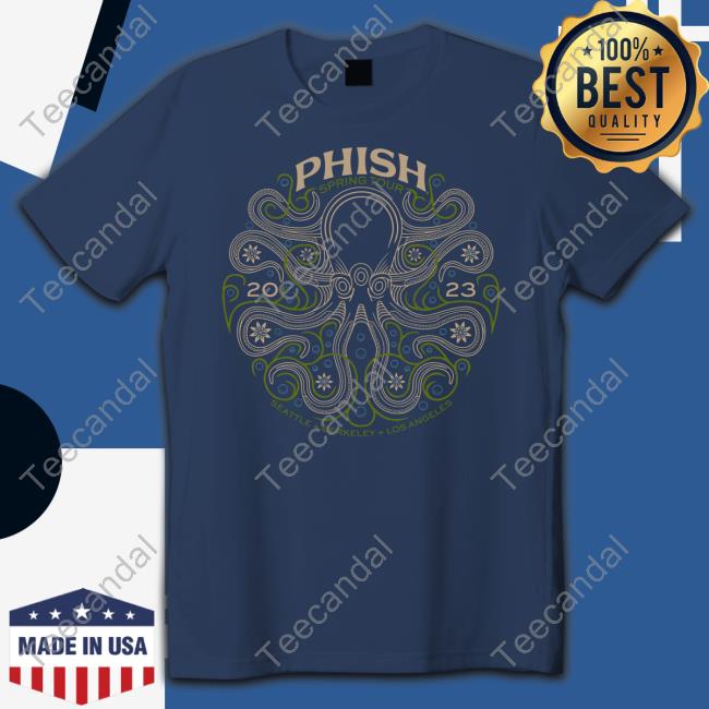 Livephish Merch Phish Spring Tour Seattle Berkeley Los Angeles Shirt