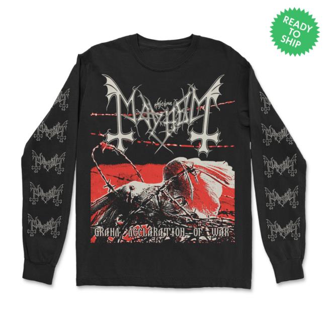 Official Kings Road Merch Store Grand Declaration Of War Sweater (Black) Mayhem Kingsroadmerch