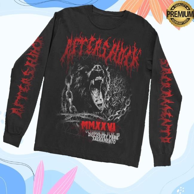 Aftershock Merch P-Angst Black T Shirt