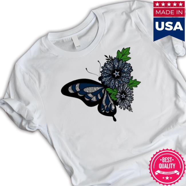 Butterfly And Sunflower Dallas Cowboys Logo 2023 Sweaters Butterfly And Sunflower Dallas Cowboys Logo 2023 Long Sleeve Shirt