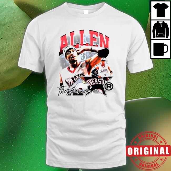 Allen Iverson The Answer Travis Scott Astroworld T-shirt