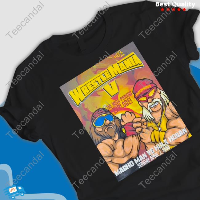 Arthistory101 Wm 5 Macho Man Vs Hulk Hogan Hooded Sweatshirt