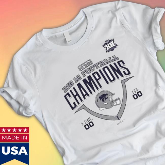 Official K-State Wildcats 2022 Big 12 Football Champions Hoodie