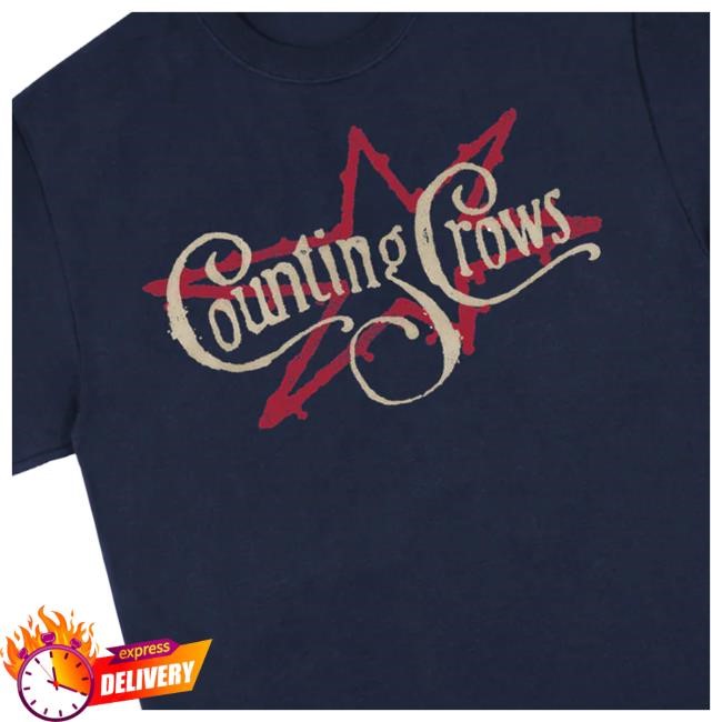Blue Script Star Tee Shirt