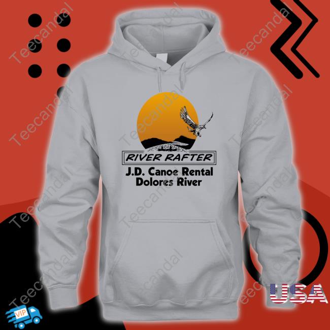 Briana Wearing River Rafter Jd Canoe Rental Dolores River Sweatshirt