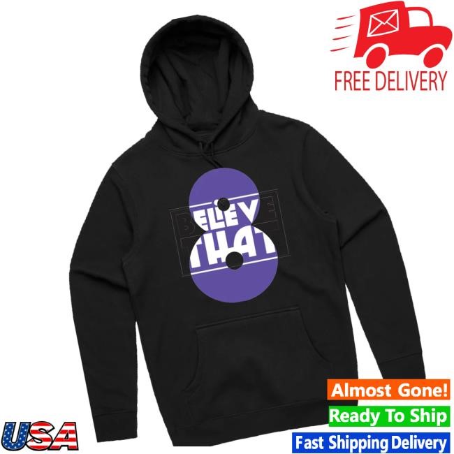 Era8apparel Merch Store Believe That Black Hooded Pullover Long Sleeve Shirt