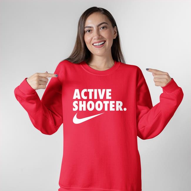 Active Shooter Tee Shirt Shirts With Threatening Aurasr