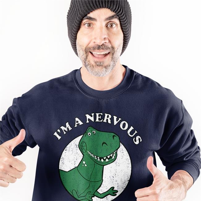 Pixar Toy Story Rex Nervous Shirt I'm A Nervous Rex Hoodie