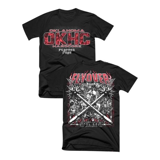 Flyoverfest918 Merch Okhc X Flyover Hoodie