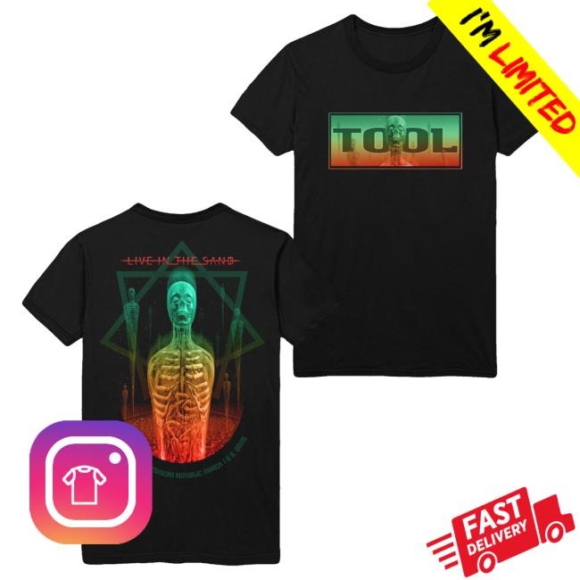 Tool Merch Tool Live In The Sand Event Tee Shirt