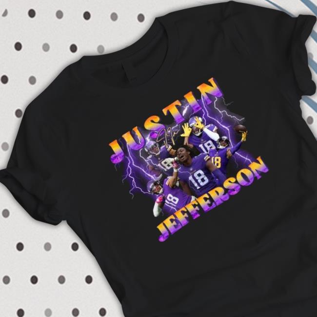 Justin Jefferson Minnesota Vikings 2022 Hooded Sweatshirt