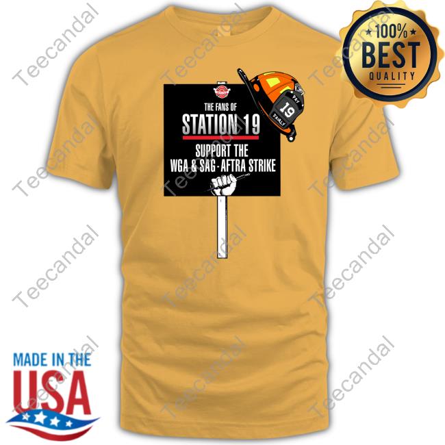 Official Station 19 Fans Supporting Wga And Sag-Aftra Workers On Strike Hoodie