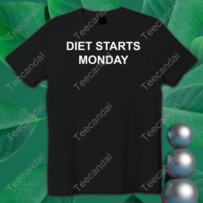 Curtis Woodhouse Diet Starts Monday Tee Shirt