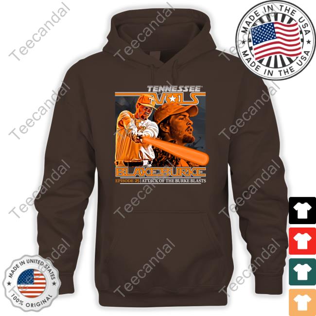 Volshop Merch Tennessee Vols Blake Burke Episode 25 Attack Of The Burke Blasts New Shirt Utvolshop Tennessee Vols Blake Burke Episode 25 Attack Of The Burke Blasts Long Sleeved T-Shirt
