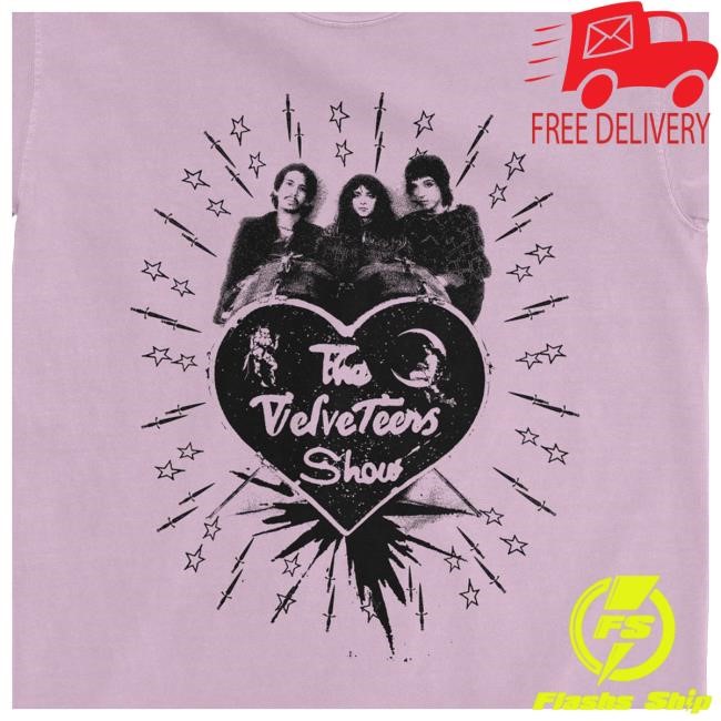 The Velveteers Merch Shop Store Official Lilac Heart Kick Drum Hoodie