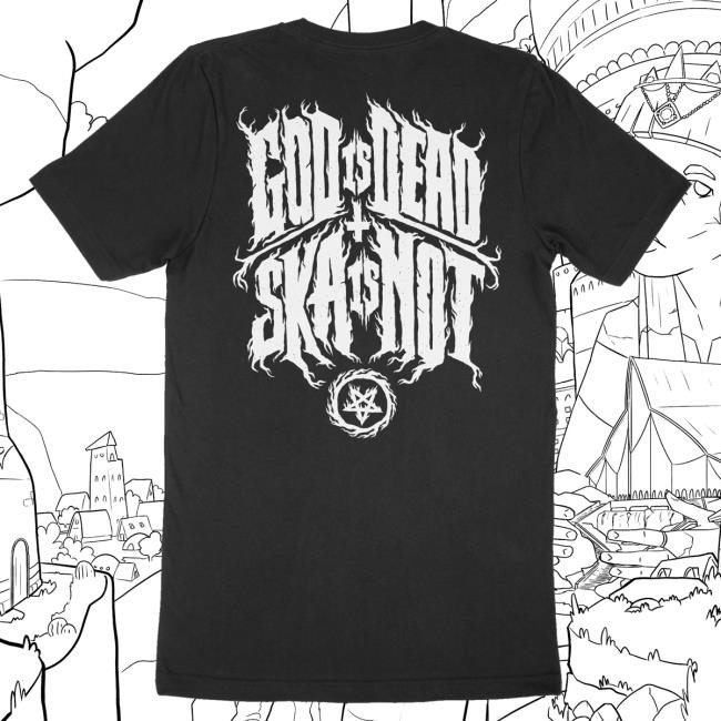 The Suicide Machines Merch Shop God Is Dead X Ska Is Not Long Sleeve Shirt