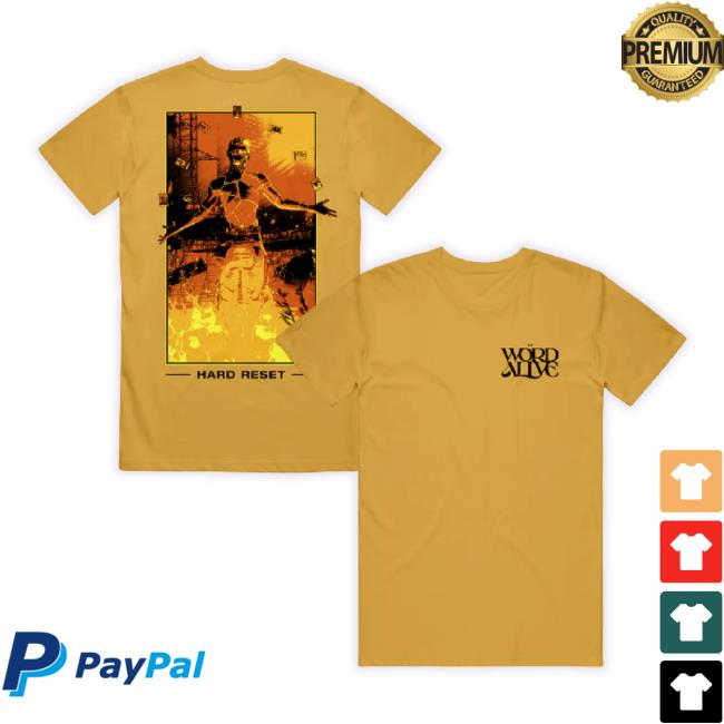 Official Merch Now Store The Word Alive Threshold Mustard Shirt Merchnow Shop