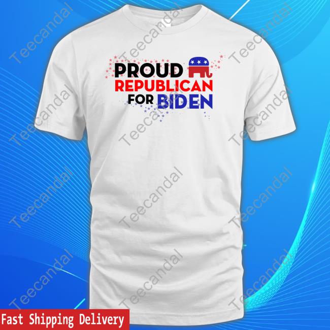 Alex Cole Proud Republican For Biden Shirt