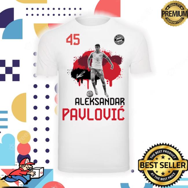 Official Aleksandar Pavlović Fc Bayern Unisex Sweatshirt Pavlović