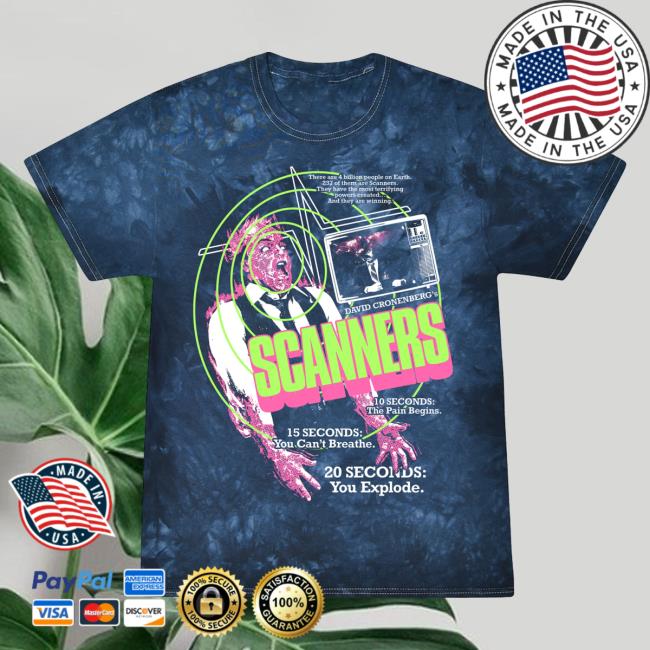 Official Studiohouse Designs Scanners Tie Dye Shirt 2023 Navy