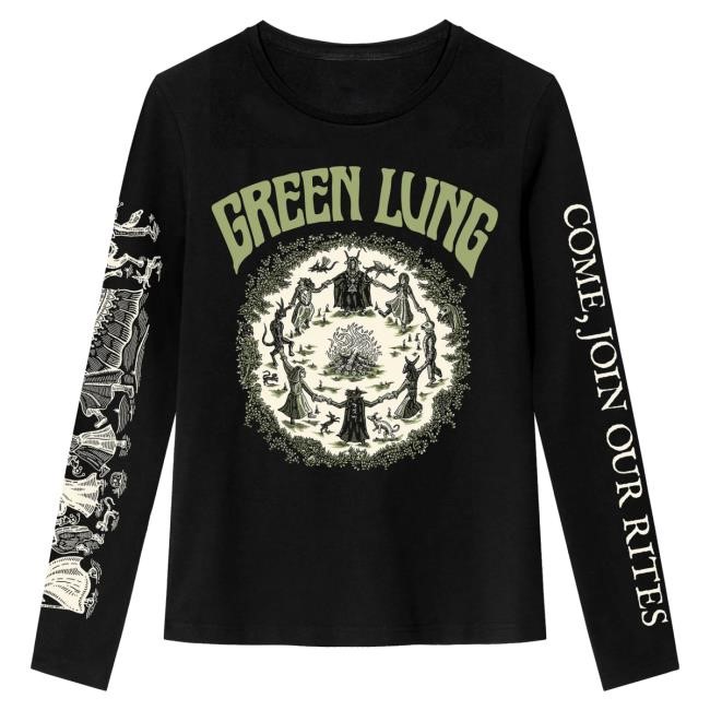 Official Greenlung Merch Come, Join Our Rites Longsleeve Crewneck Sweatshirt