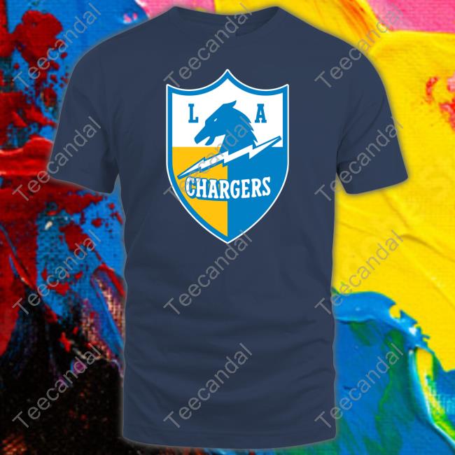 Los Angeles Chargers Vintage Shield Logo T Shirts