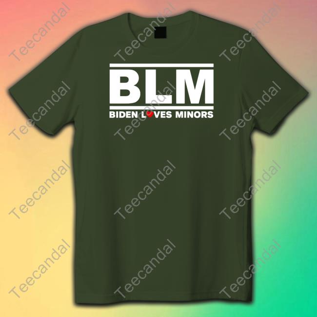 Bo Loudon Wearing Blm Biden Loves Minors T-Shirt