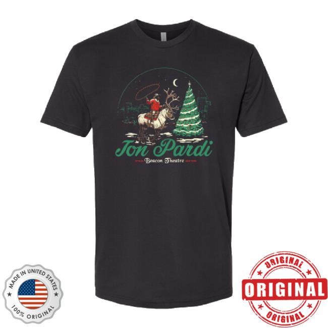 Original Jon Pardi Store Merch Nyc Reindeer Event Hoodie Sweatshirt Jon Pardi Shop