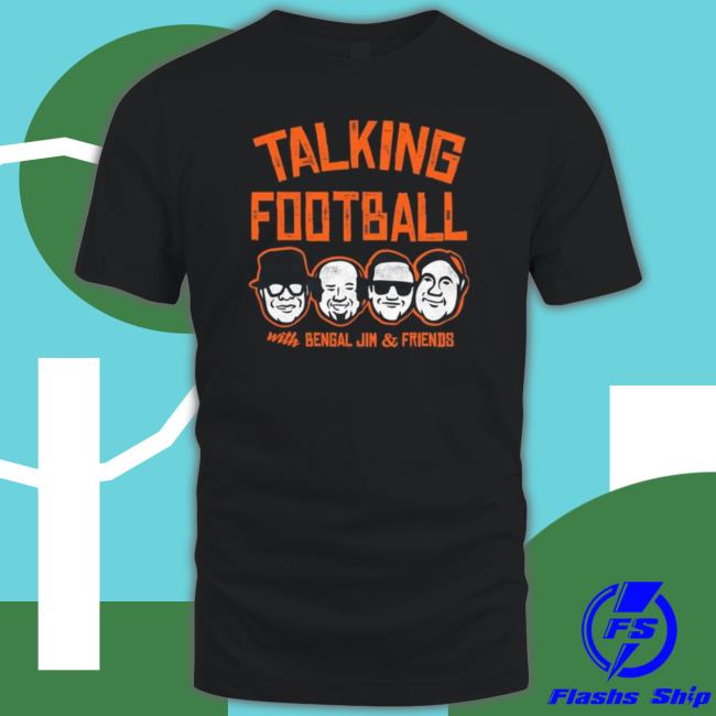 Bengal Talking Football With Bengel Jim And Friends Crewneck Sweatshirt