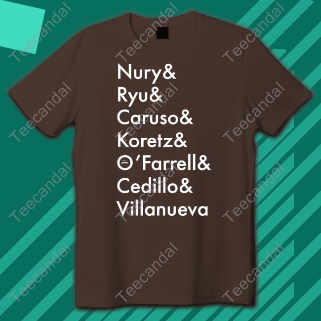 Brett "Solidarity 2022" Banditelli Nury Ryu Caruso Koretz O'farrell Cedillo Villanueva New Shirt Banditelli Brett "Solidarity 2022" Banditelli Nury Ryu Caruso Koretz O'farrell Cedillo Villanueva T Shirts Banditelli
