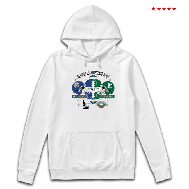 Eastern Michigan Vs San Jose State 2022 Potato Bowl Bound Shirt Eastern Michigan Vs San Jose State 2022 Potato Bowl Bound Sweatshirt