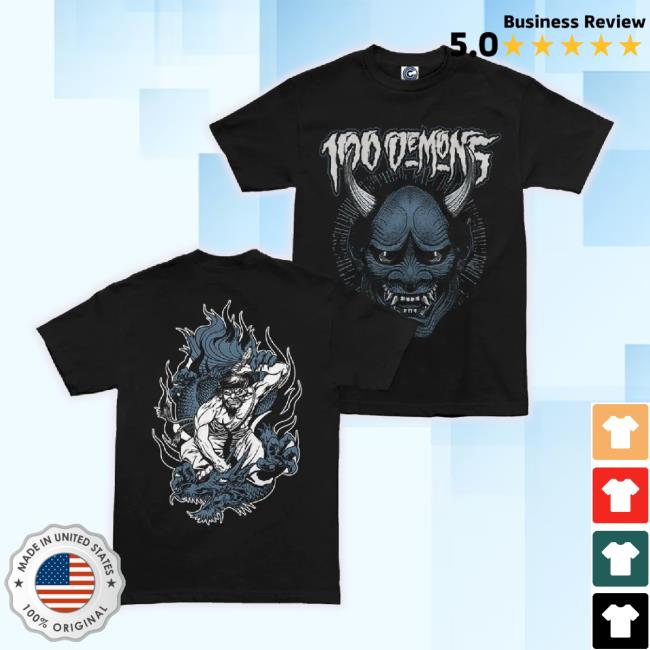 Original Coldcuts Merch Store 100 Demons "Hanya Mask" Tee Coldcutsmerch Shop