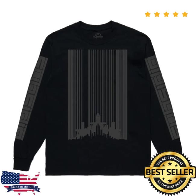 Official Excision Merch Store Barcode Skyline Shirt (Black) Excisionmerch Shop