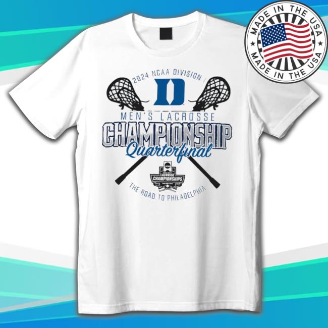 Original Duke Blue Devils 2024 Ncaa Division I Men’S Lacrosse Championship Quarterfinal Tee Shirt