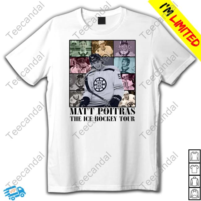 Boston Hockey Matt Poitras The Ice Hockey Tour Tee
