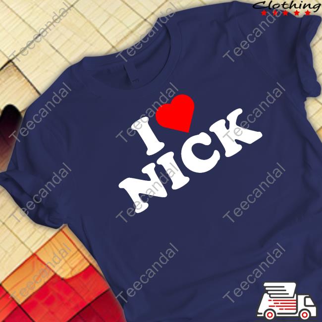 Ria Wearing I Love Nick Long Sleeve T Shirt
