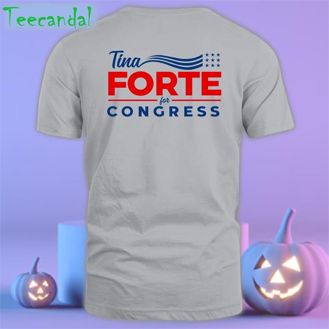 Tinaforteusa Tina Forte For Congress Hooded Sweatshirt Saveamerica