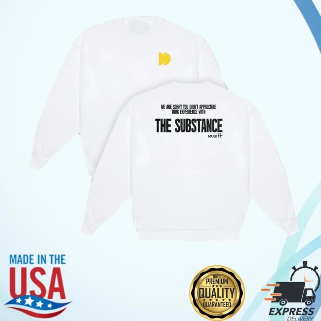 Mubi Merch Store Shop The Substance We Are Sorry Hoodie Sweatshirt