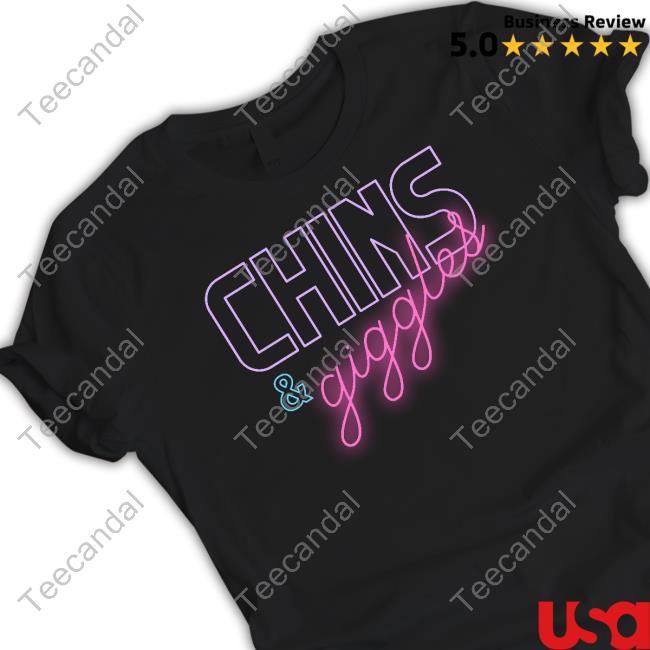 Chinsandgigglespod Merch Chins And Giggles Logo Sweatshirt