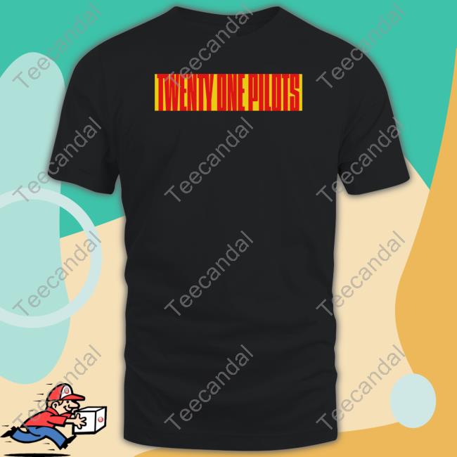 Twenty One Pilots Merch Block Wordmark Shirts