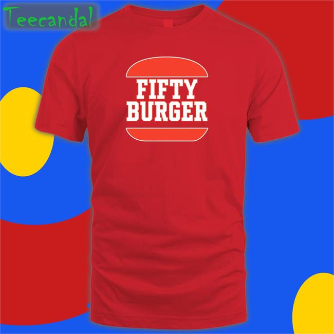 Coach Kenny Perry Wearing Fifty Burger Shirt