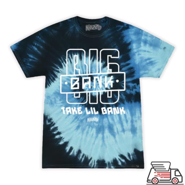 Trending Big Bank: Navy Blue Tie Dye Long Sleeve Tee