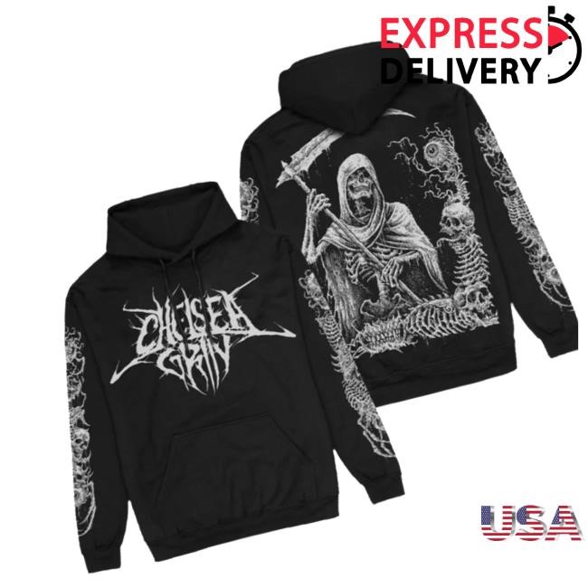 Trending Chelsea Grin Band Merch Chelsea Grin Reaper Long Sleeve Shirt