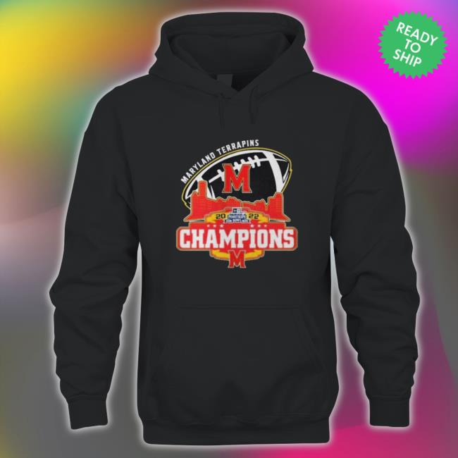 Official Maryland Terrapins Logo Pinstripe Bowl City 2022 Champions Shirts