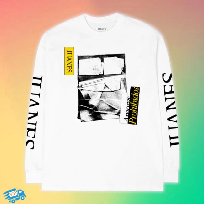 Official Universal Music Store Amores Prohibidos - Camiseta Manga Larga - Blanca t-shirt, hoodie, tank top, sweater and long sleeve t-shirt