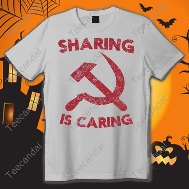 Alex Strenger Wearing Sharing Is Caring Shirts