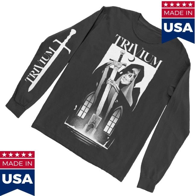 Trivium Merch Skeleton Sword T-Shirt